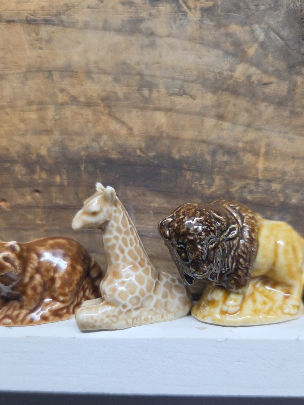 9 Vintage Wade England Porcelain Animal Figurines